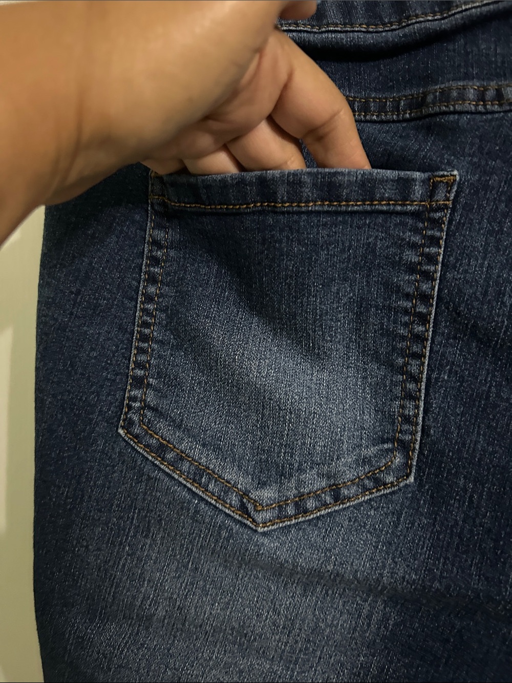 d. jeans Dark Blue Rolled Hem Denim Shorts - Picture 4 of 12